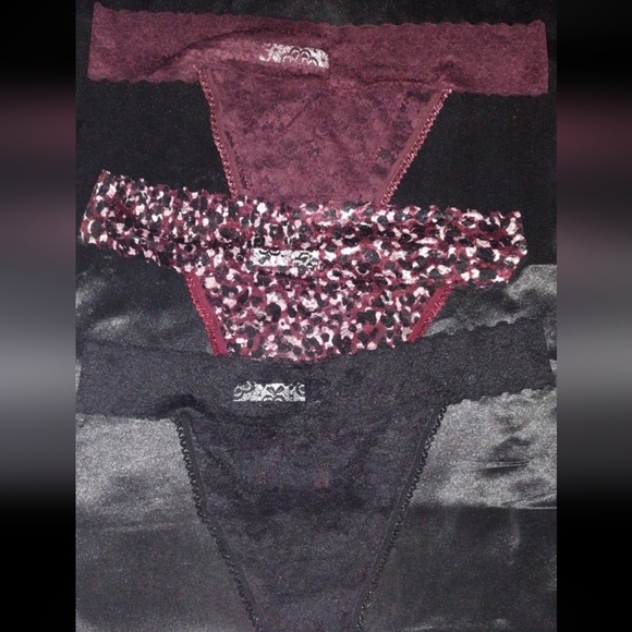 Thali Sodi Cheeky Tanga Lace Panties Set of 3 Women's XL New or Used - Picture 2 of 8